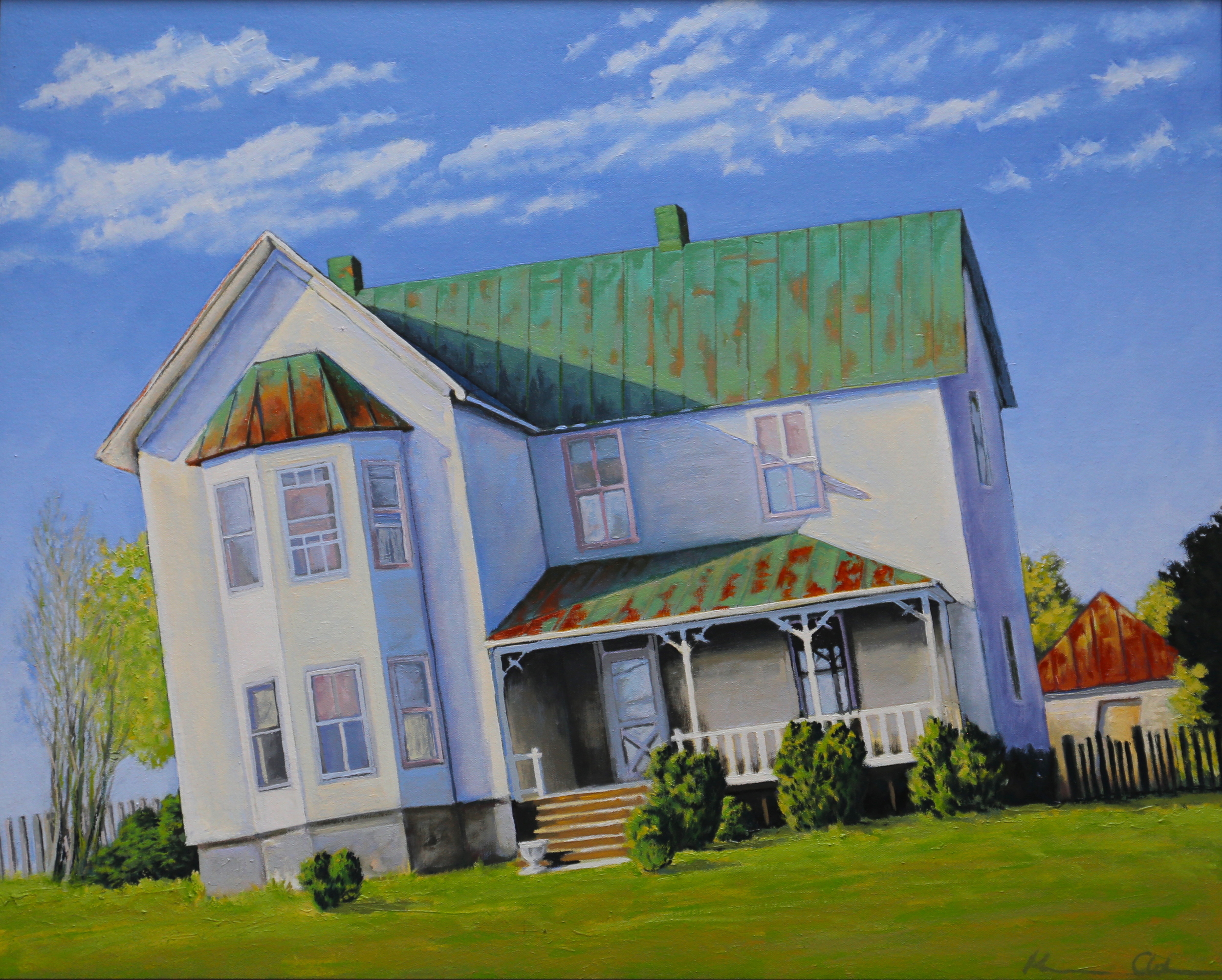 Jake's House 24 X 30 oil on canvas