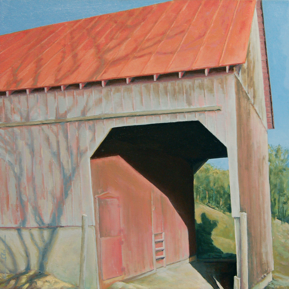 Pass Through 24 X 24 oil on canvas (SOLD)