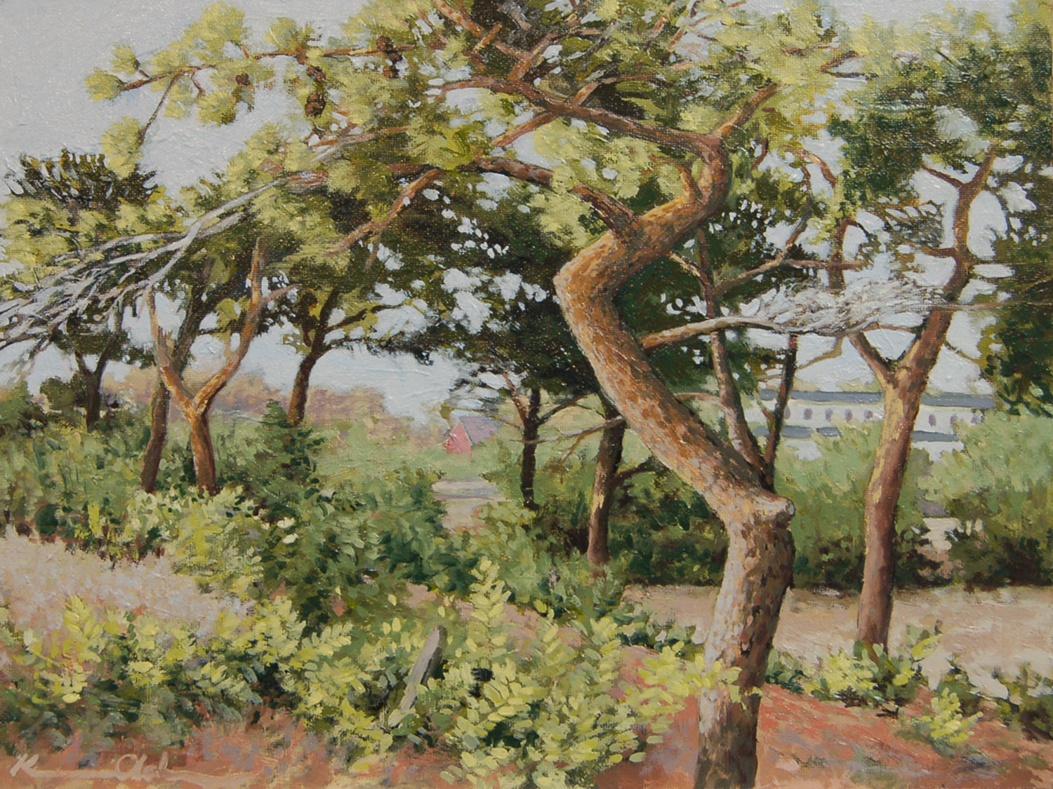 Off of Winthrop 9 X 12 oil on panel