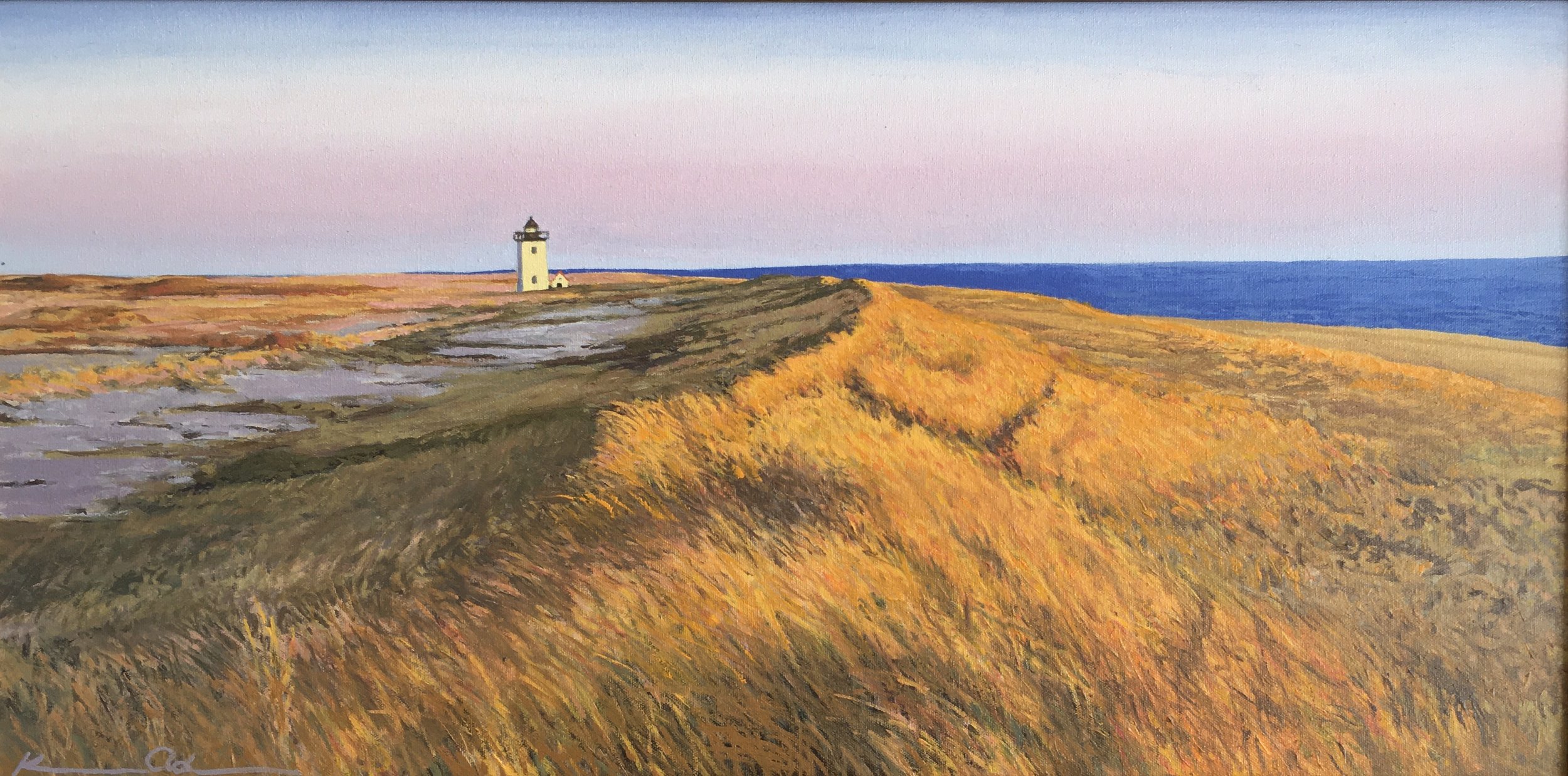 “Woods End” 15” x 30” OOC $2000 sold