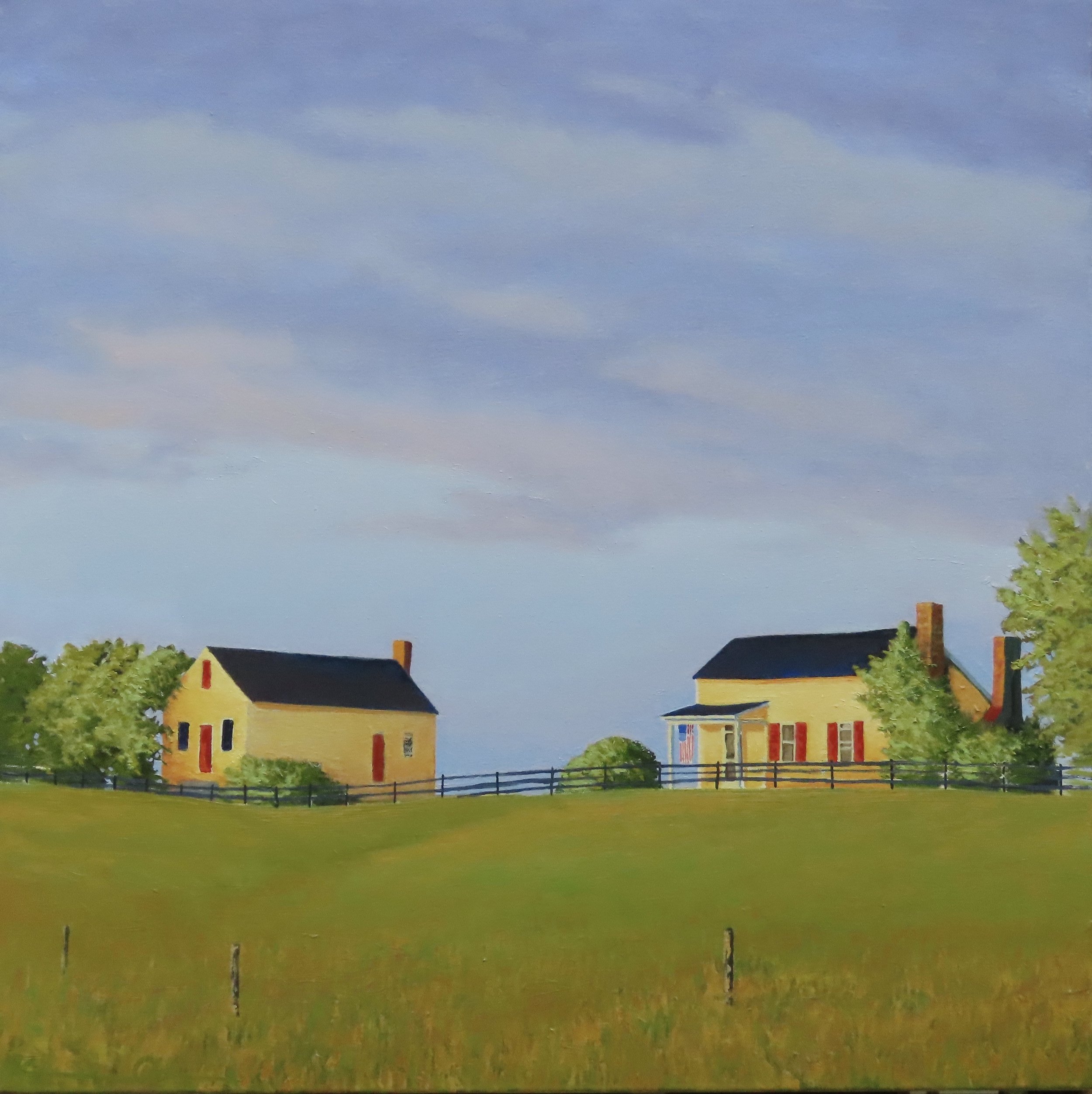 "Fourth of July" 24" x 24" oil on canvas $3000