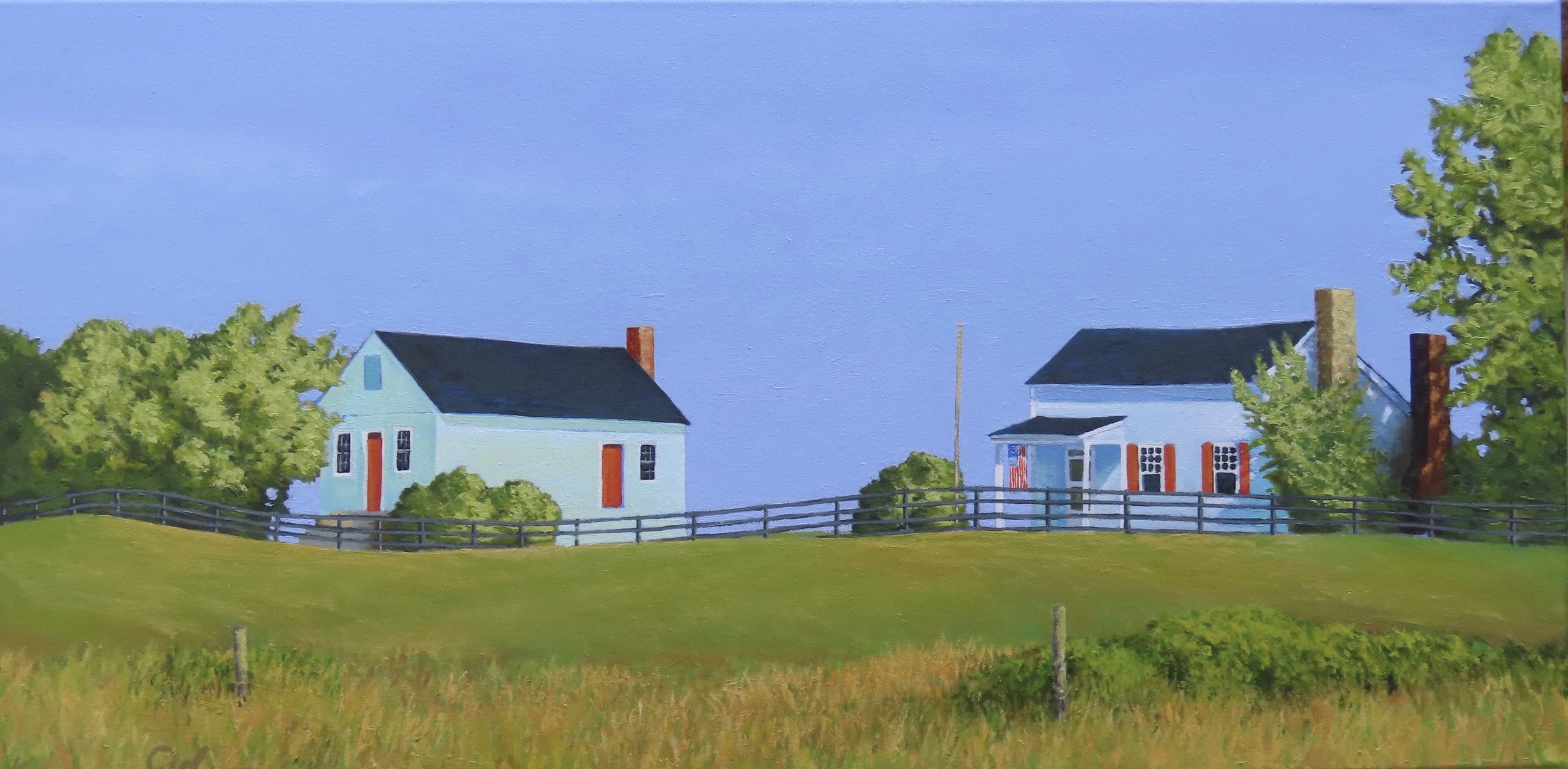 "Summer Day" 15" x 30" oil on canvas $2200