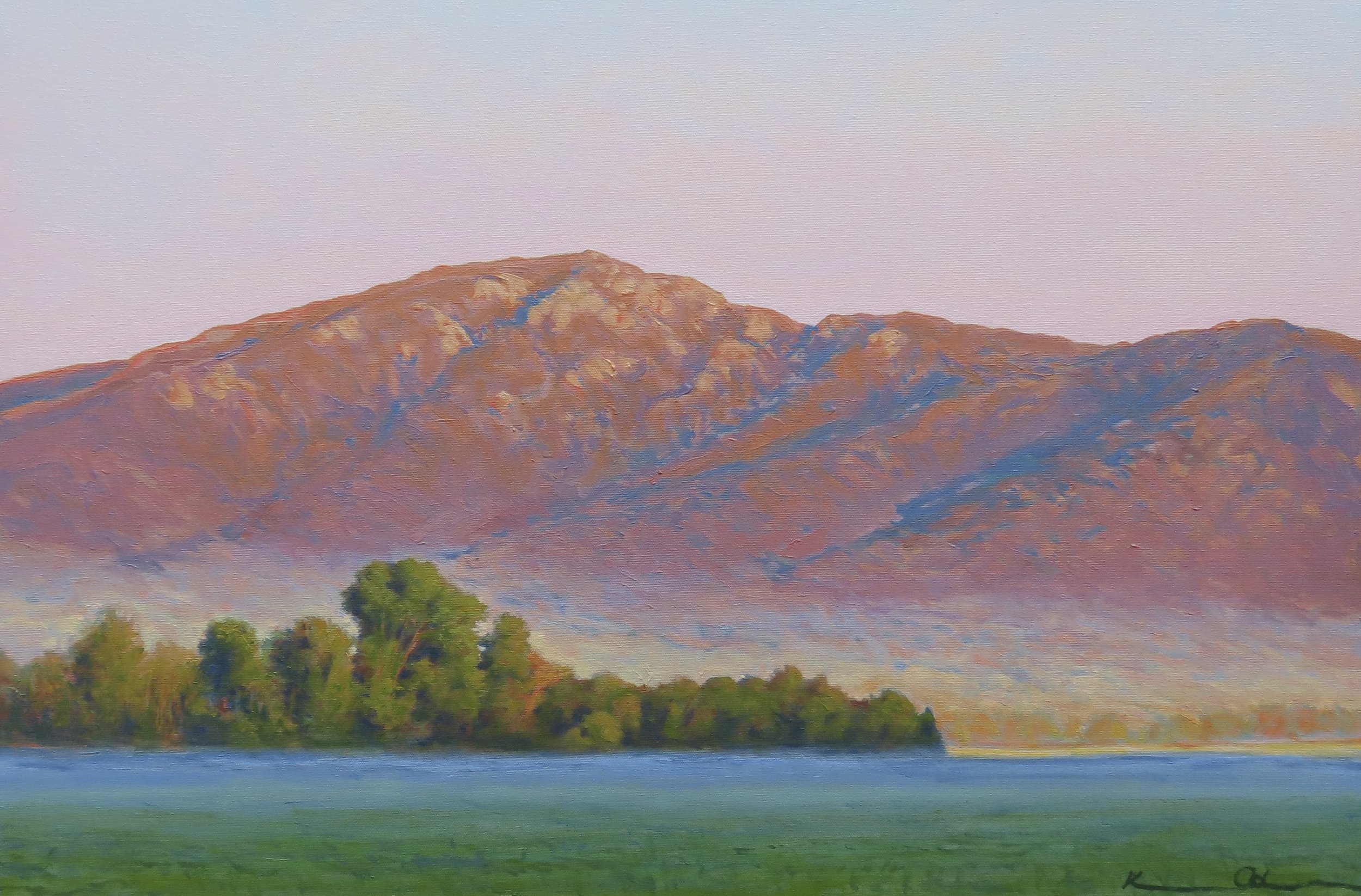 "Morning Light: Old Rag" 20" X 30" oil on canvas $3000