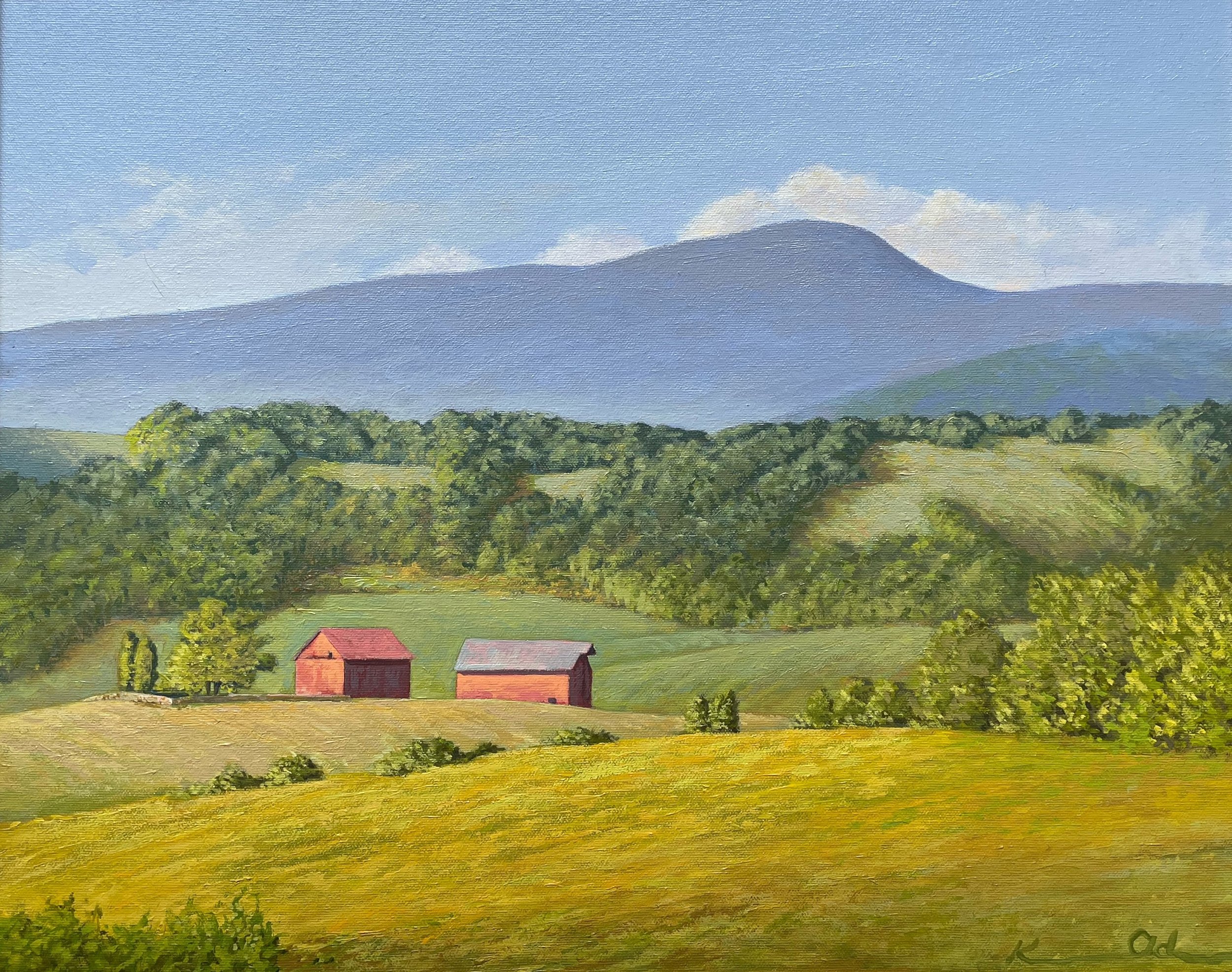 "Mitchell Farm" 16" x 20" oil on canvas $2000