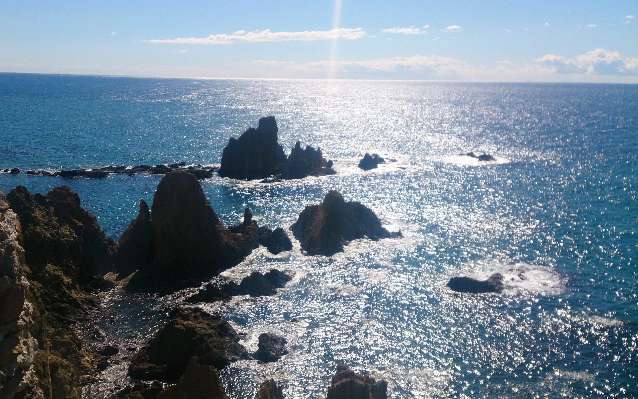 Las Sirenas - The sirens or mermaids attract the sailor and the photographer to the harsh volcanic reality of the Cabo de Gata shoreline.