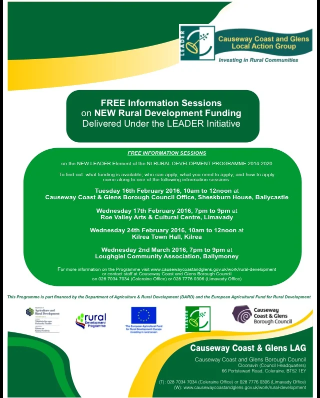 New Rural Development Funding-Free Information Sessions