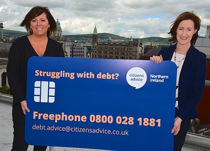 niHE'S, JENNIFER HAWTHORNE & CITIZENS ADVICE'S KATHY MCKENNA ENCOURAGE TENANTS TO CALL THE FREEPHONE DEBT LINE