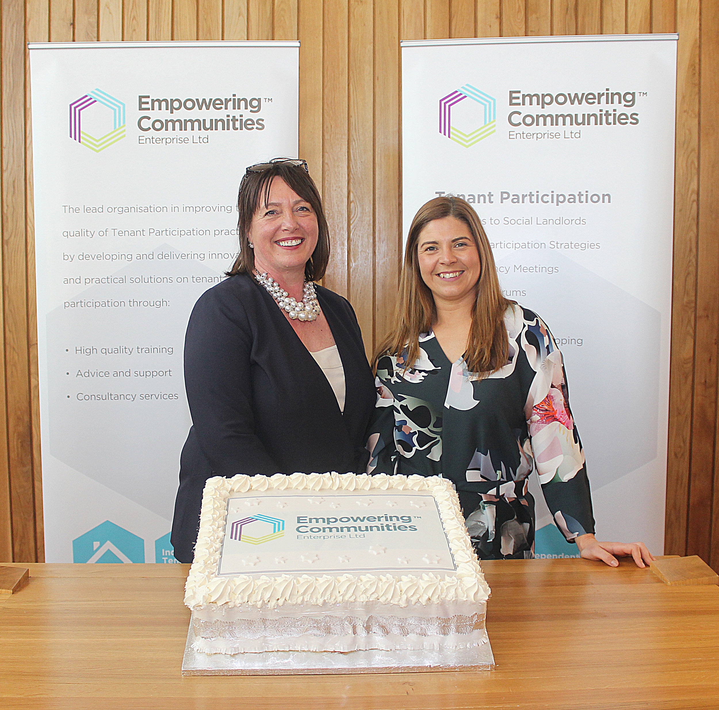 Sheenagh McNally and Laura O'Dowd, the women at the helm of Empowering Communities.