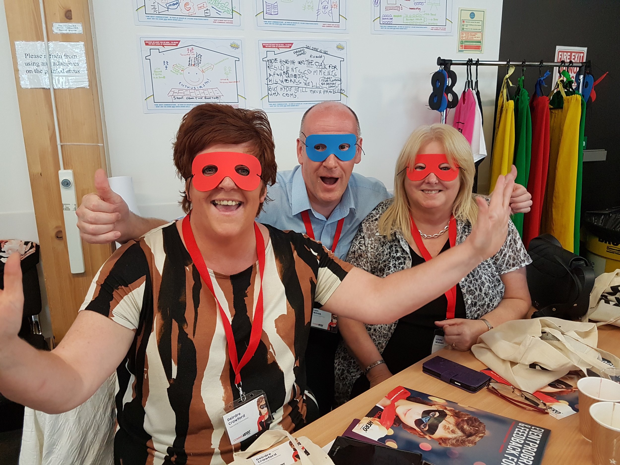 Three Super heros!