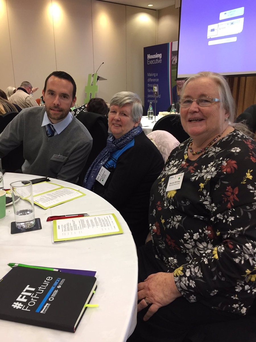 Staff and delegates enjoying the day.