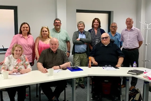 Members of the HPP with Supporting Communities staff.
