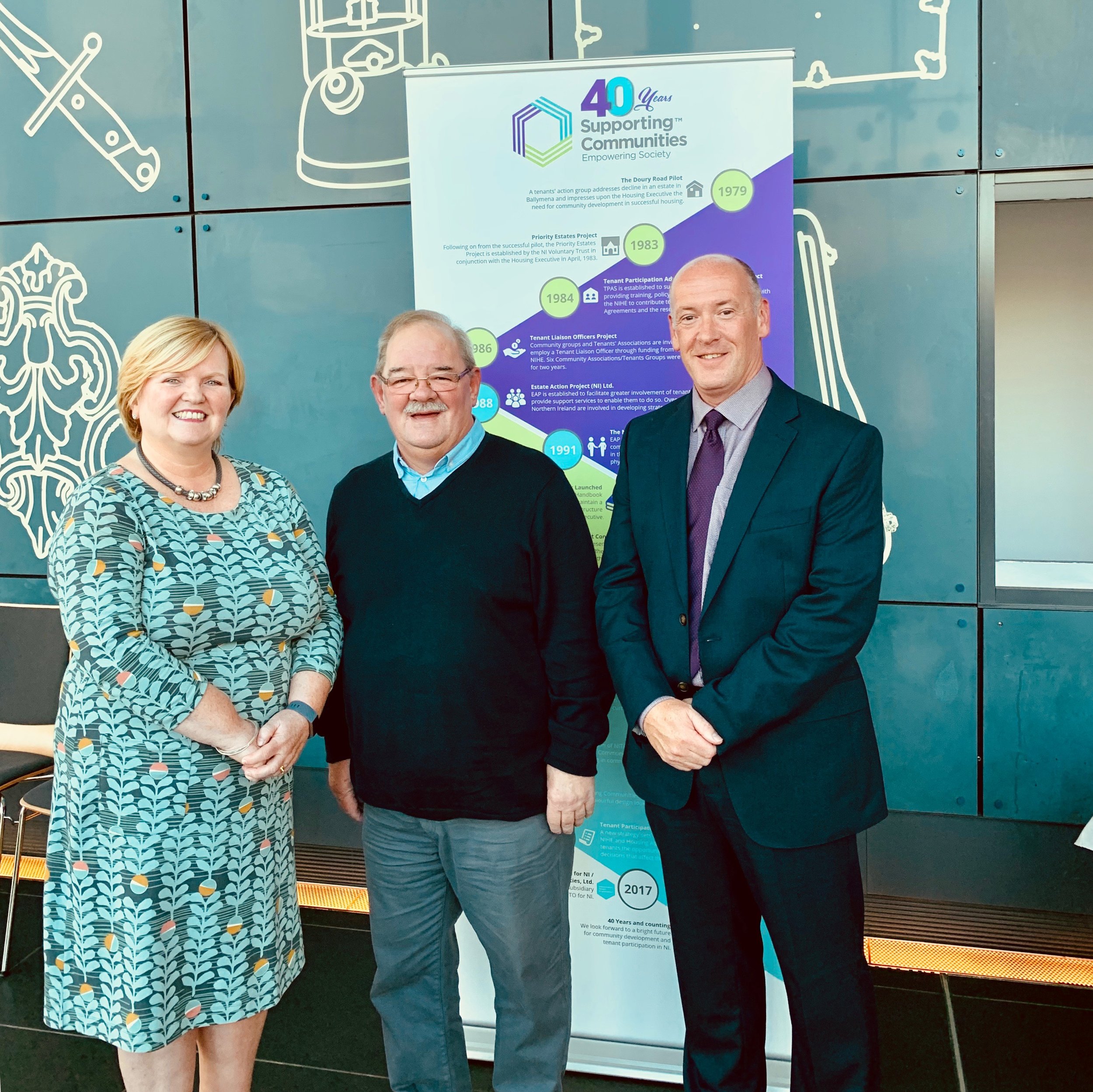 Theresa Patton, Brian Holmes and Colm McDaid
