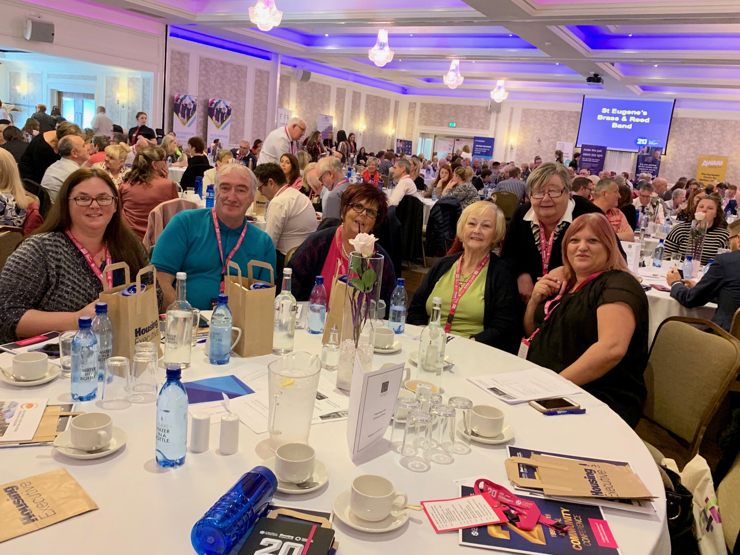 A jam packed conference room at the Silverbirch Hotel in Omagh!
