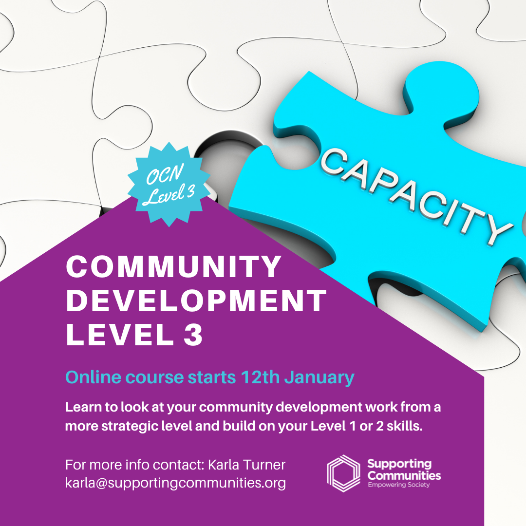 Community Development OCN&nbsp;Level&nbsp;3