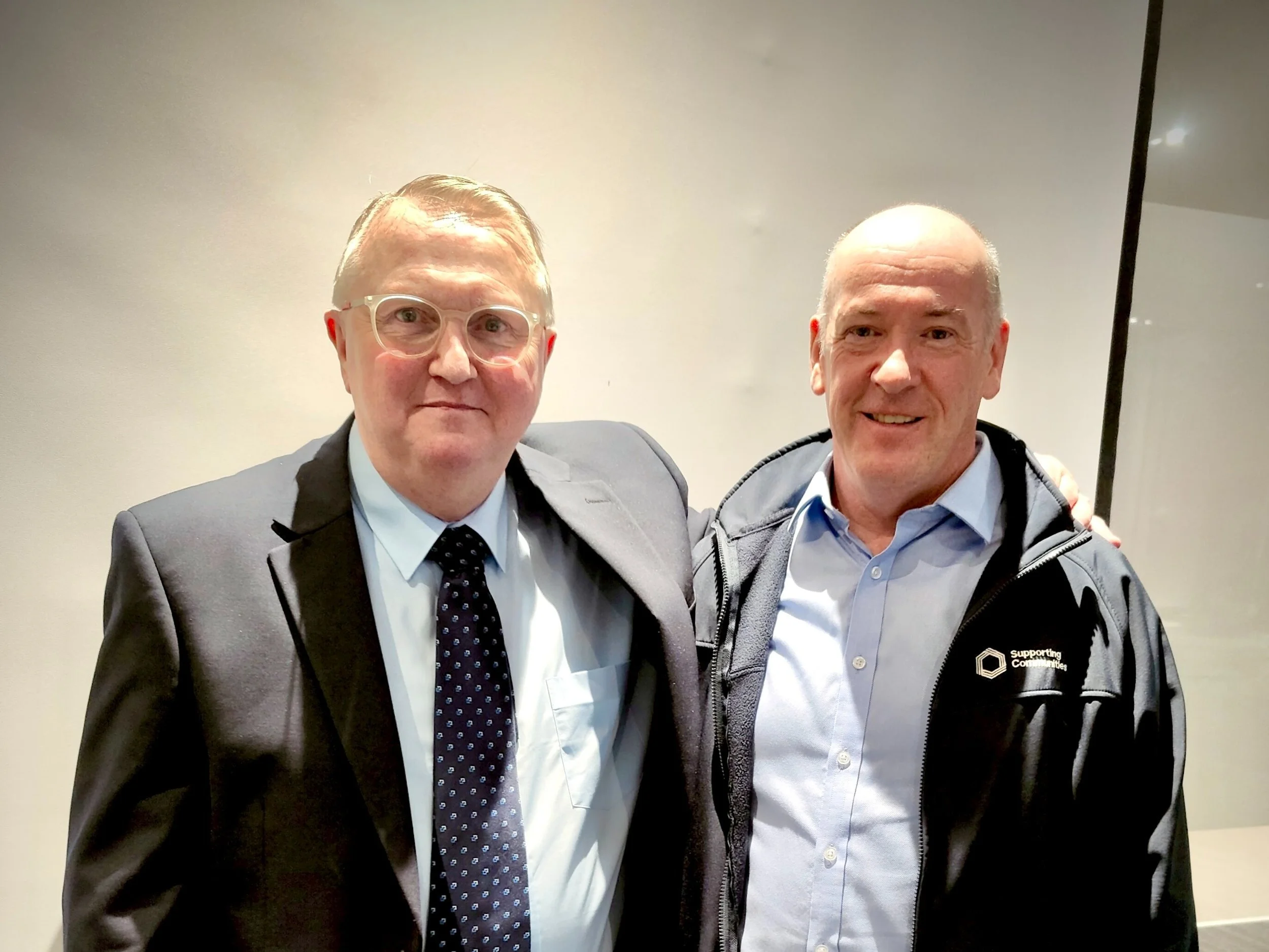 Changing of the Guard! Supporting Communities has a new Chair