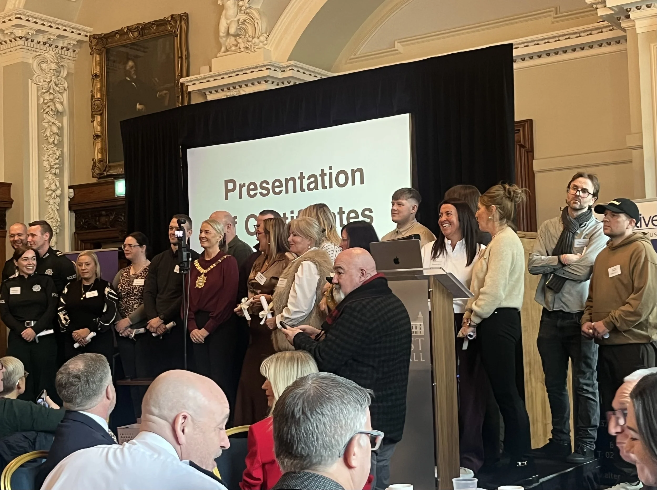 Celebrating Community Development Learning: 34 Graduates Honoured at Belfast City Hall