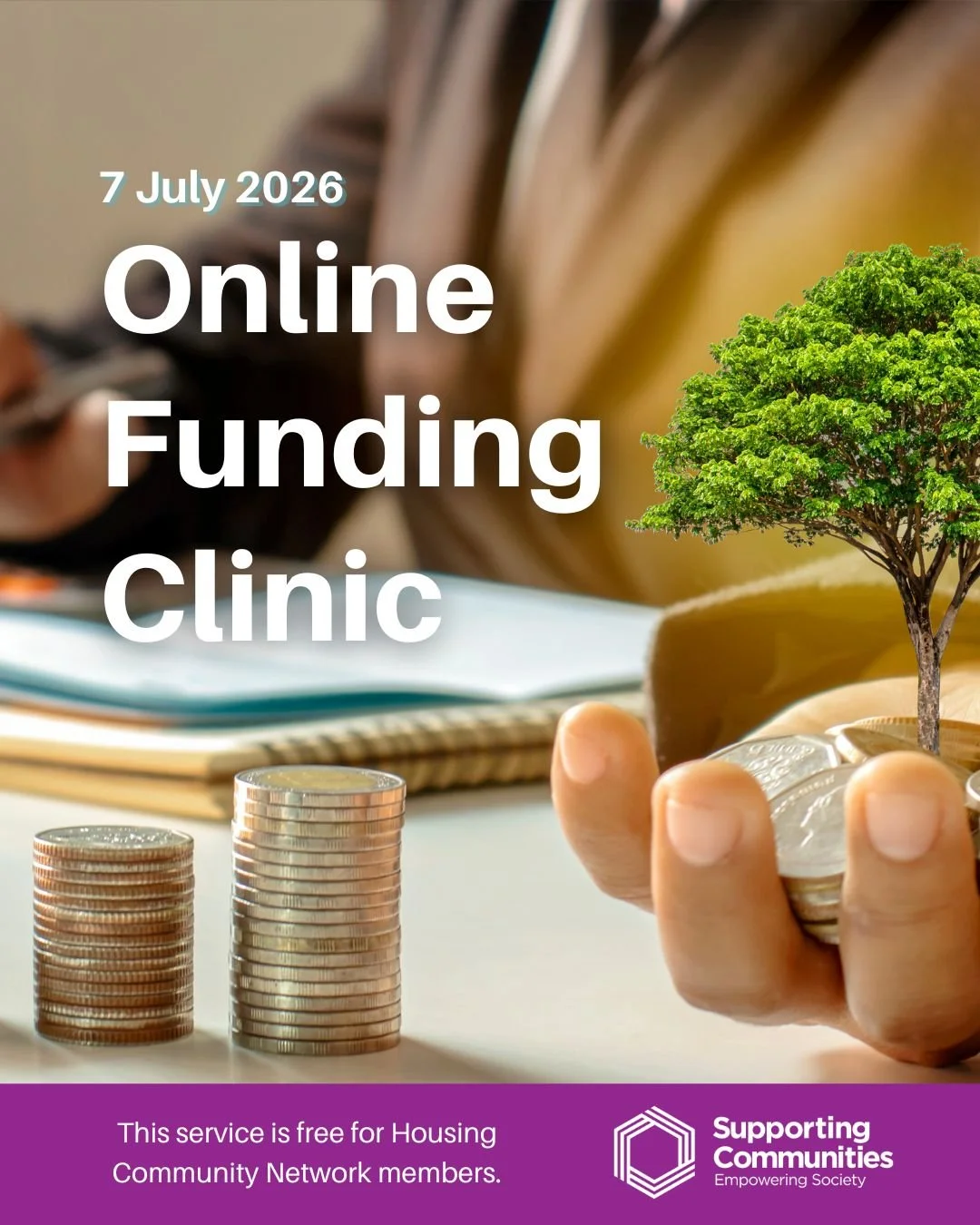 July Funding Clinic Sessions (Online)