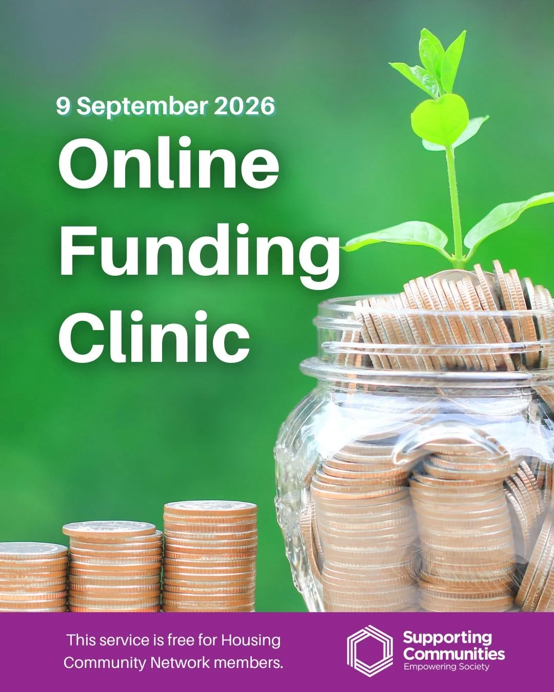 September Funding Clinic Sessions (Online) 