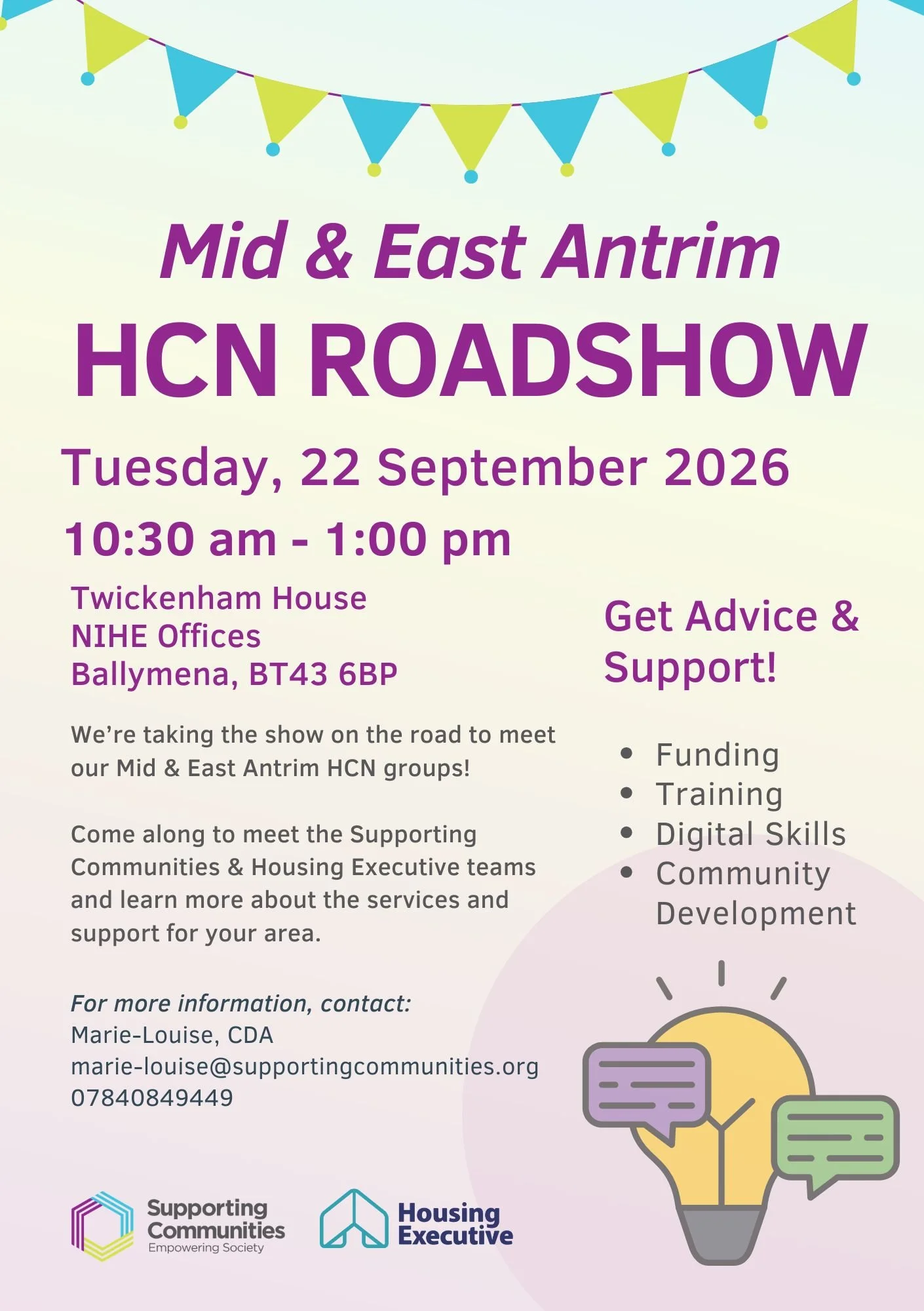 Mid &amp; East Antrim Area HCN Roadshow 