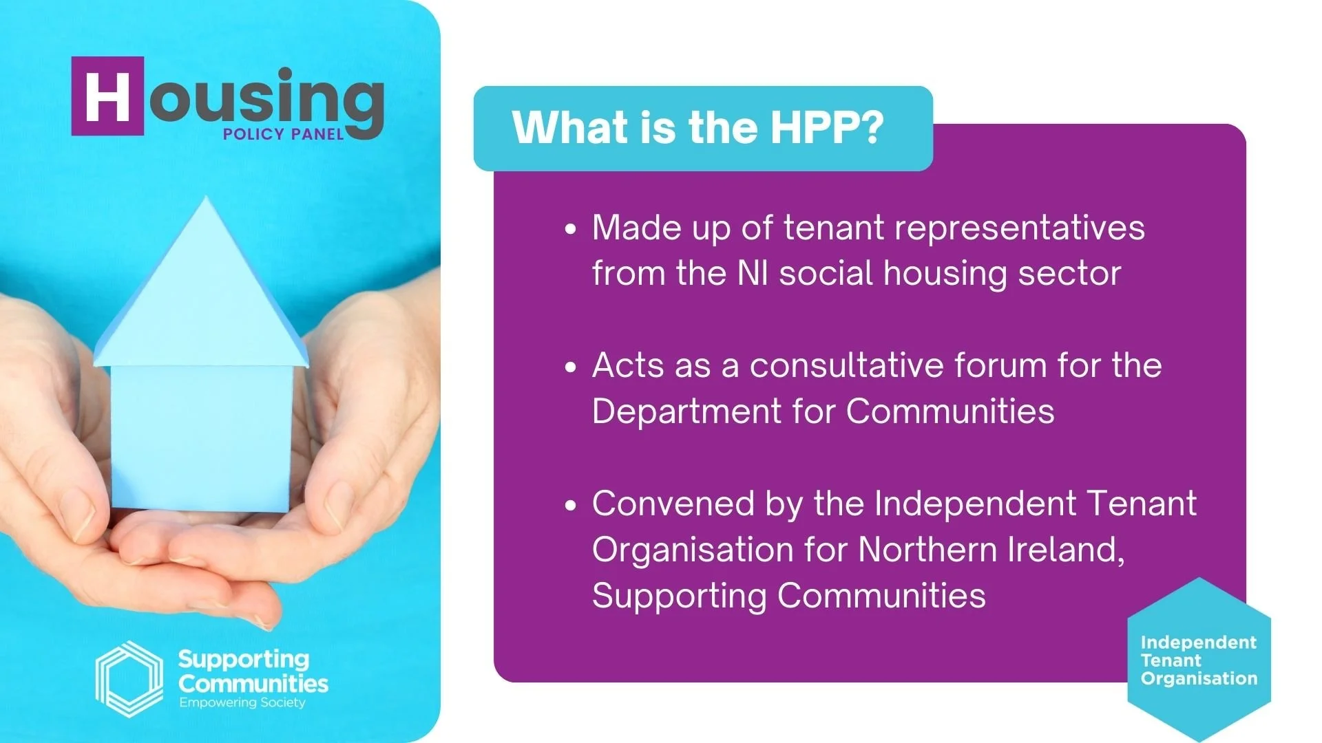 The Housing Policy Panel Makes An Impression At Stormont Supporting 
