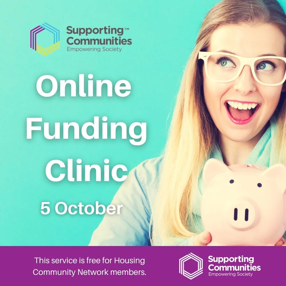 Funding Clinic Sessions — Supporting Communities