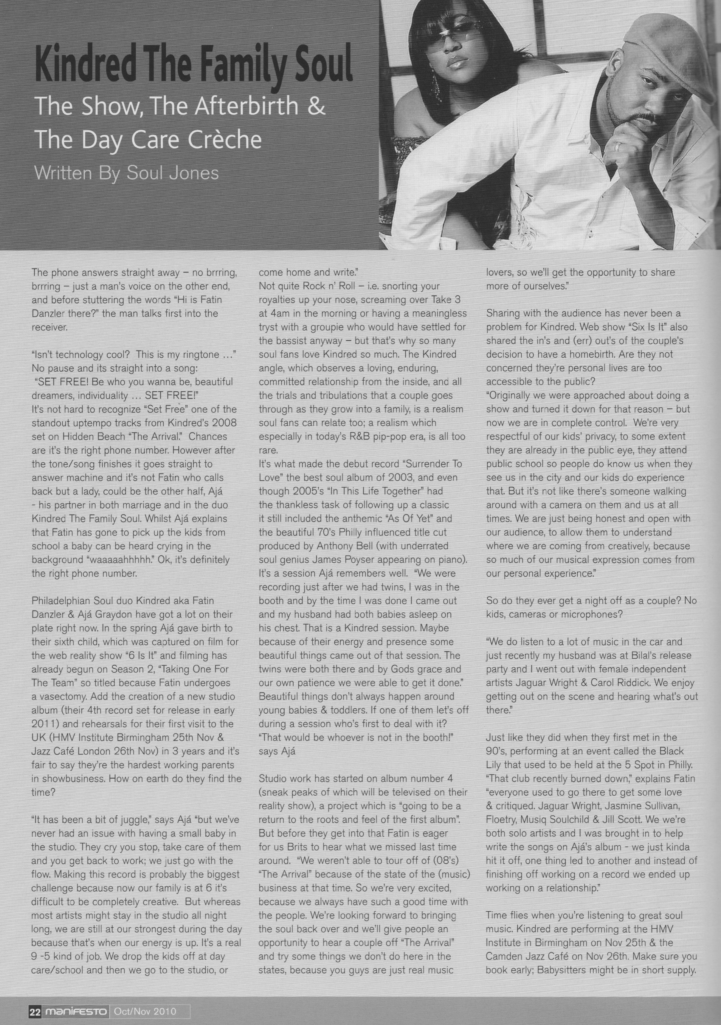 Manifesto Magazine Oct 2010