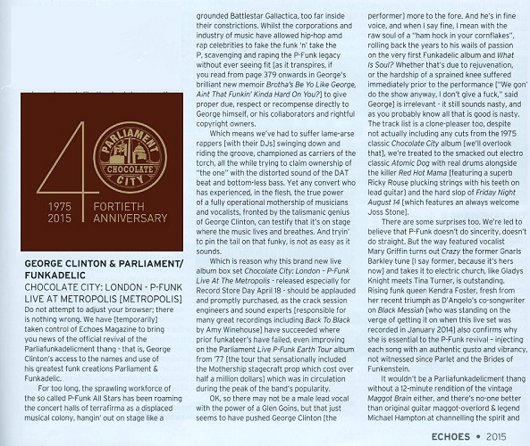 Echoes Magazine May 2015