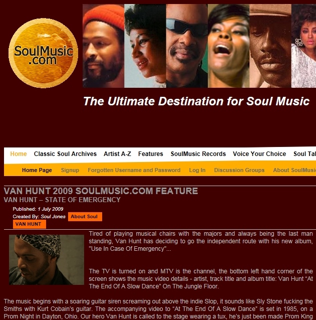 Soulmusic.com Jul 2009