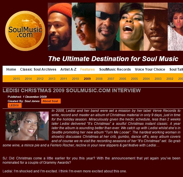 Soulmusic.com Dec 2009