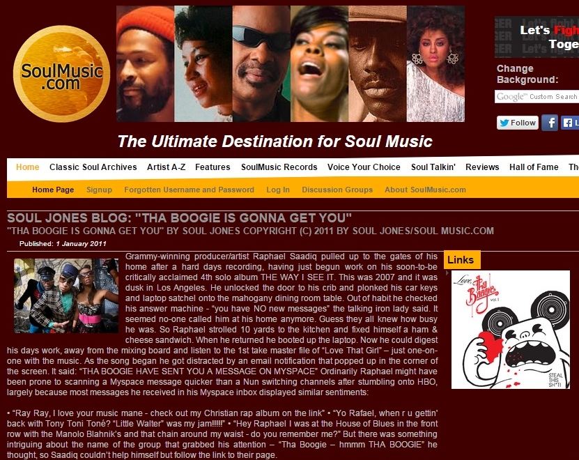 Soulmusic.com Jan 2011