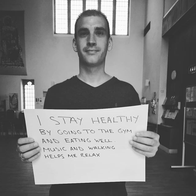 One of our lovely volunteers sharing with you what he does to keep himself well. #mentalhealthawareness