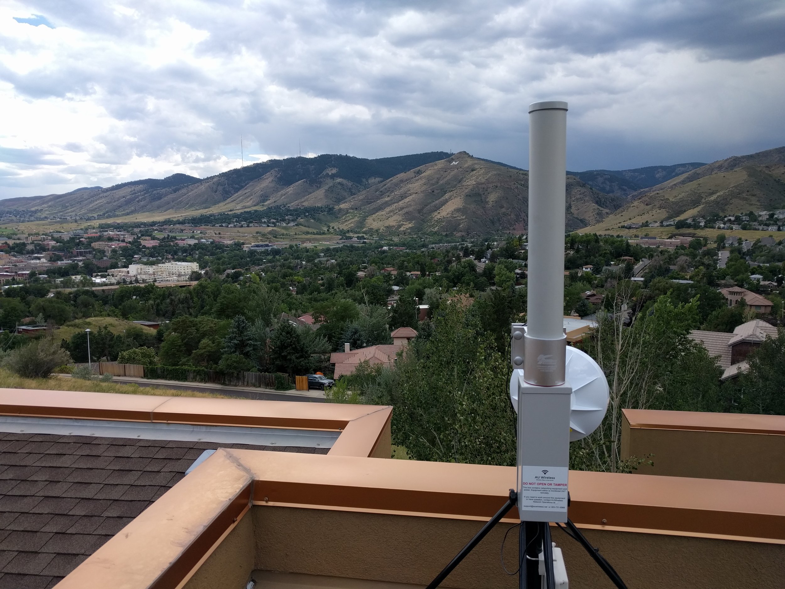 Micro-POP location with a Mimosa B5 Lite