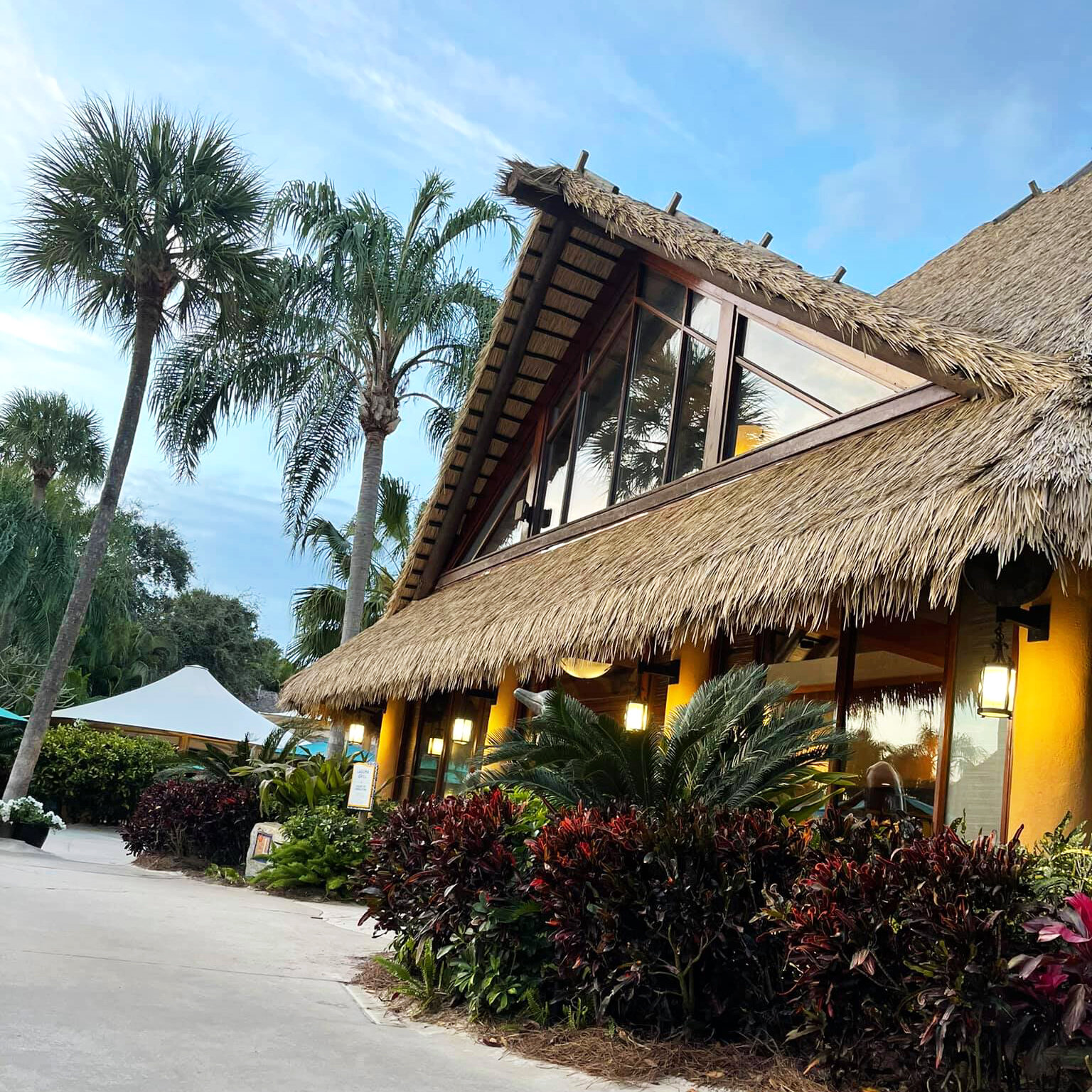 Thatch Roofing At Theme Park In Orlando Fl Huber Associates