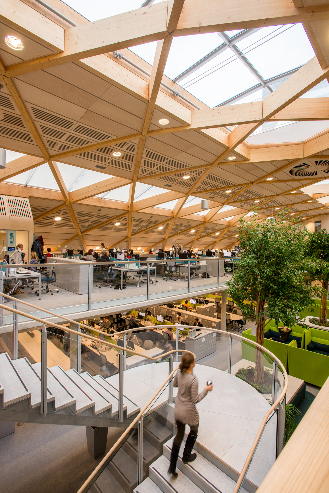 WWF UK HQ, Woking with architectural and interior photography by Richard Stonehouse ,architectural photographer.