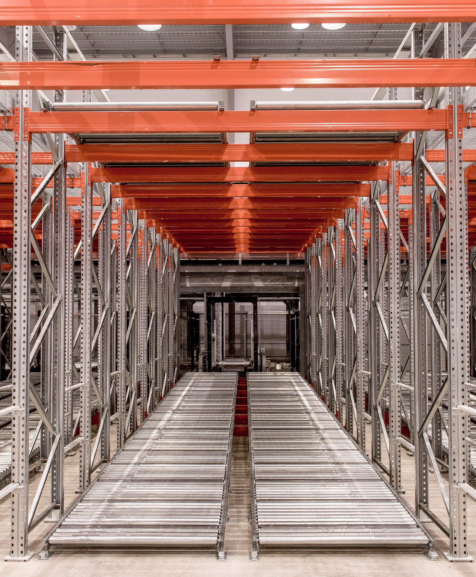 ​£30 Million Automated warehouse construction, Richard Stonehouse architectural photographer.