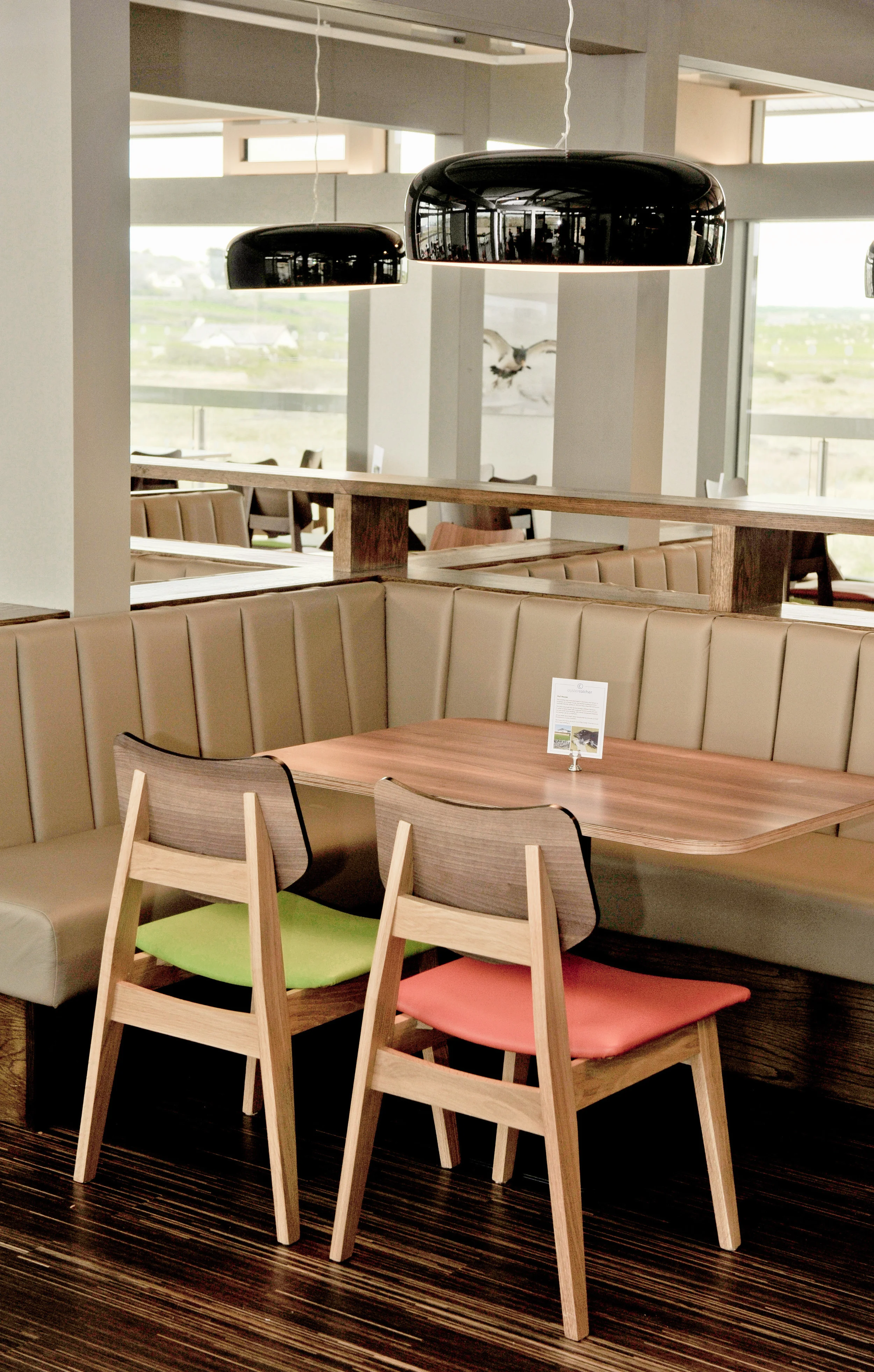 The Oyster Catcher restaurant in Anglesey with architectural and interior photography by Richard Stonehouse ,architectural photographer.