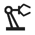 Robot arm icon
