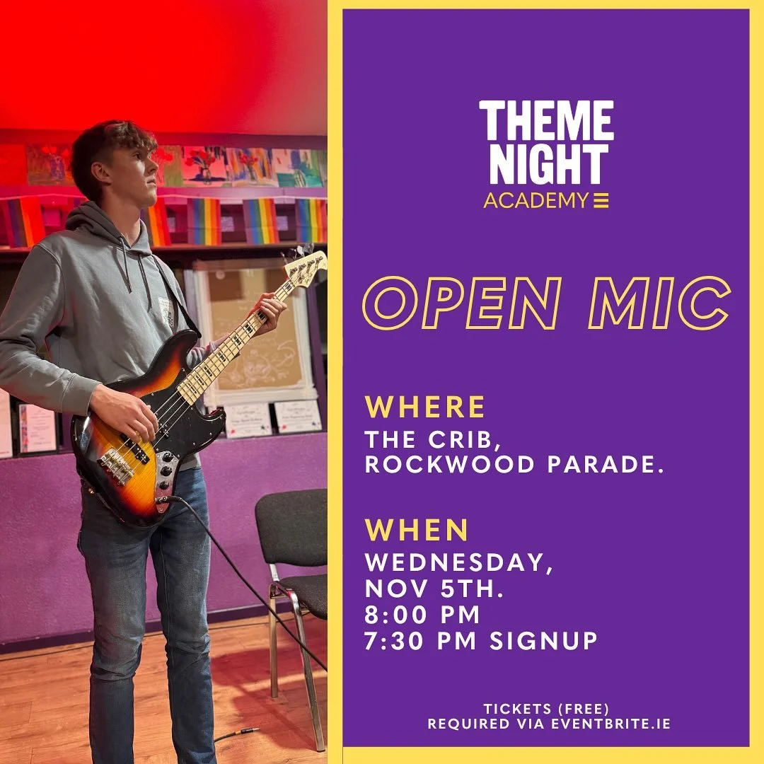 The TNA is in full flow and events are coming thick and fast 🔥

Next up is our Open Mic Night on Wednesday at the Crib. 

This is an opportunity to stretch those musical muscles and play or sing a song in front of your peers 🙌

Perform a song you&r