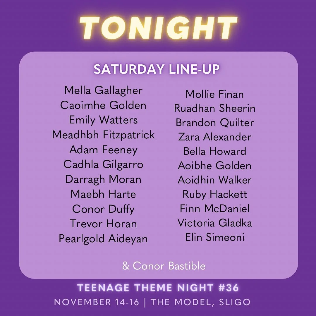 Tonight&rsquo;s performers 🔥

After a phenomenal opening show, we&rsquo;re diving back in at 8pm as more incredible teenagers light up the stage💪

Tickets are limited - grab yours in our bio or arrive early to pick one up at The Model!