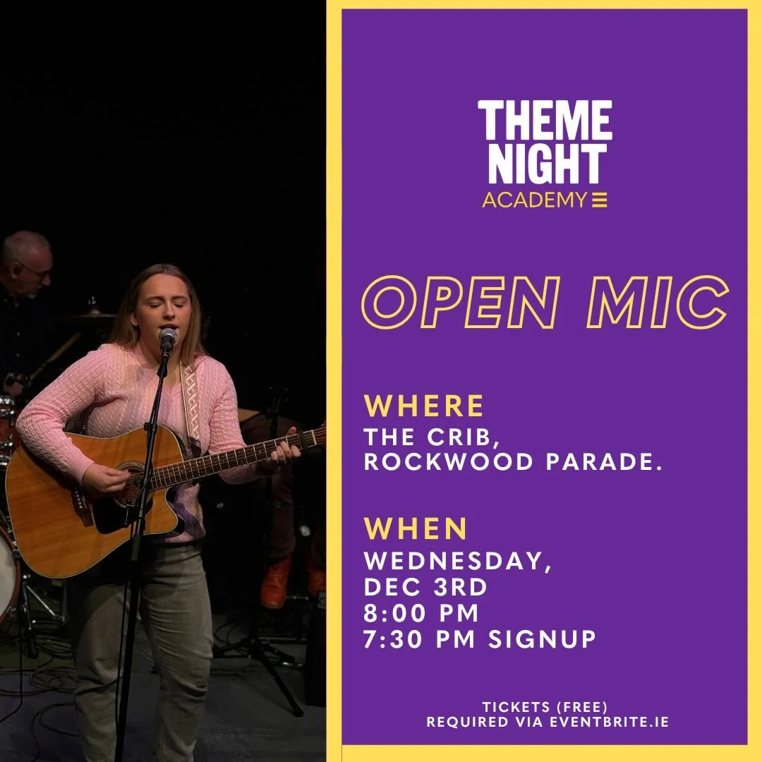 TNA OPEN MIC #4

Our final OPEN MIC event of 2025 is happening next week and we are beyond excited for another amazing evening of musical talent.

📍The Crib
📆 Wednesday, 3rd December
🎼 Instrument Soundcheck: 7:30pm
🎸 First Performance: 8pm

This 