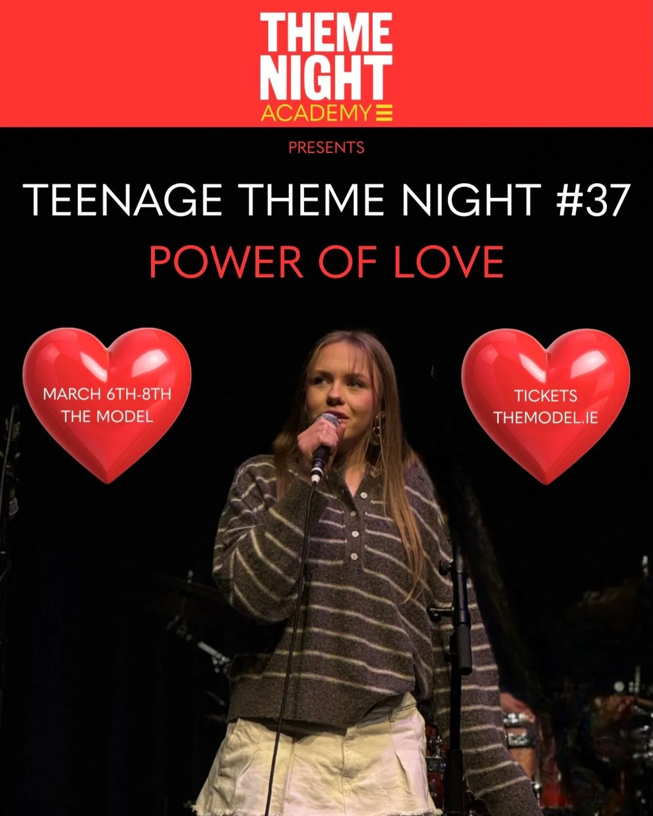 LOVE IS IN THE AIR ❤️

We are delighted to announce that the theme for TTN #37 is&hellip; THE POWER OF LOVE ❤️

Come and support our academy members on Friday, Saturday and Sunday (March 6th-8th) at The Model where they are sure to pull on your heart