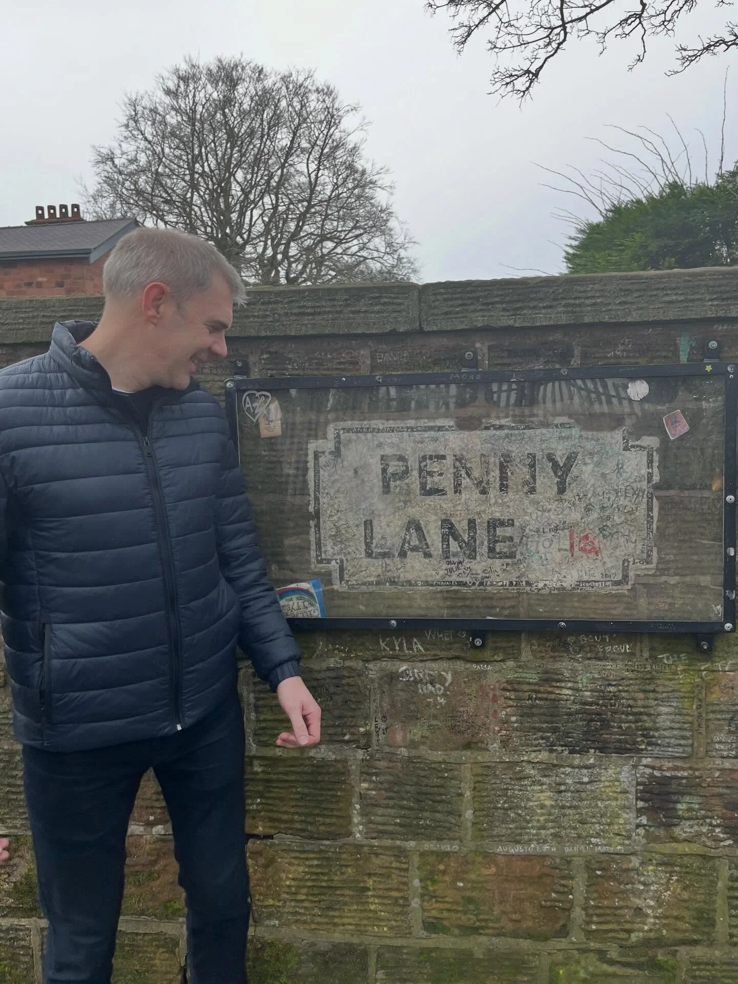 I was in Liverpool this time last year too.
Then I got a picture at Strawberry Field (yes Field not Fields) but couldn&rsquo;t stop playing Penny Lane all week.

So this year I got a picture at the famous Penny Lane painted sign (I&rsquo;m looking fo