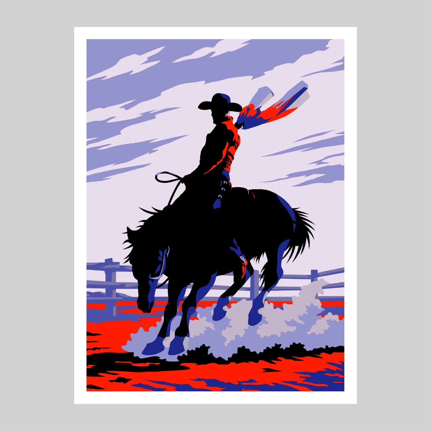 Tough Luck: Red & Purple