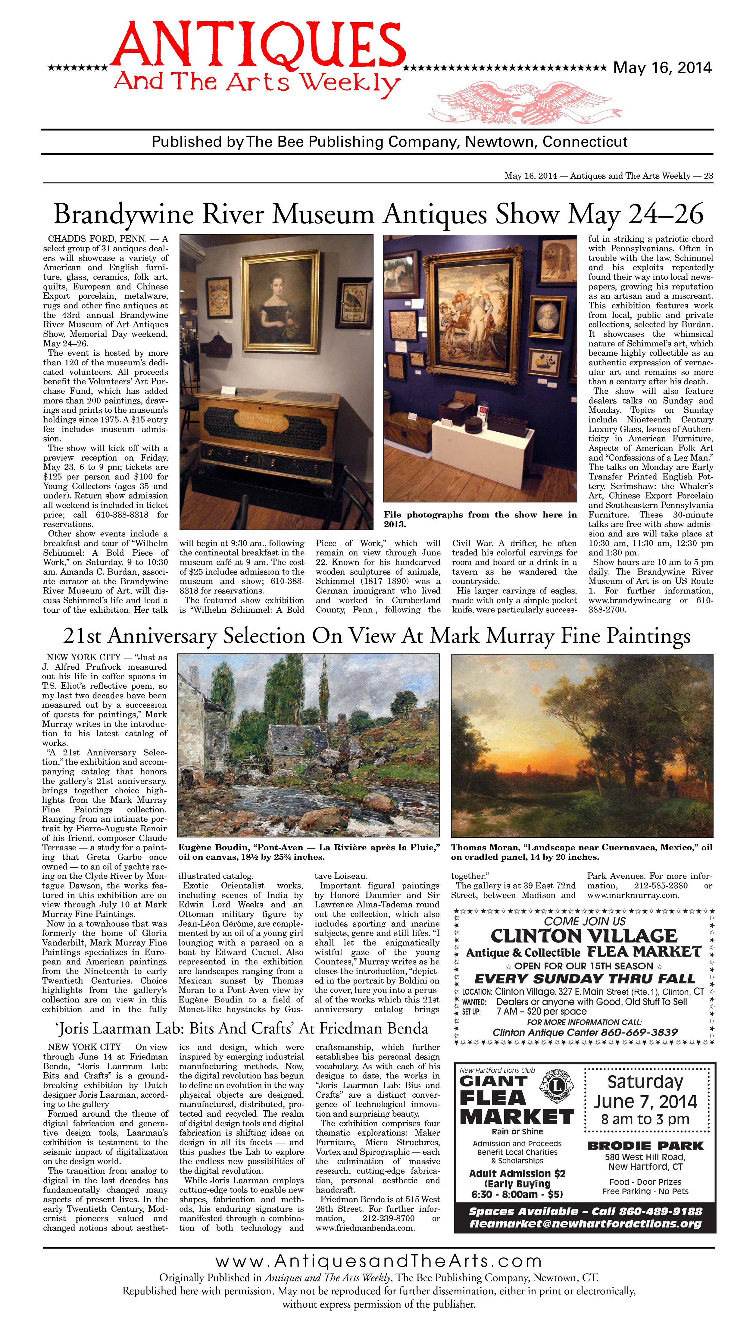 Antiques and the Arts Weekly May 2014