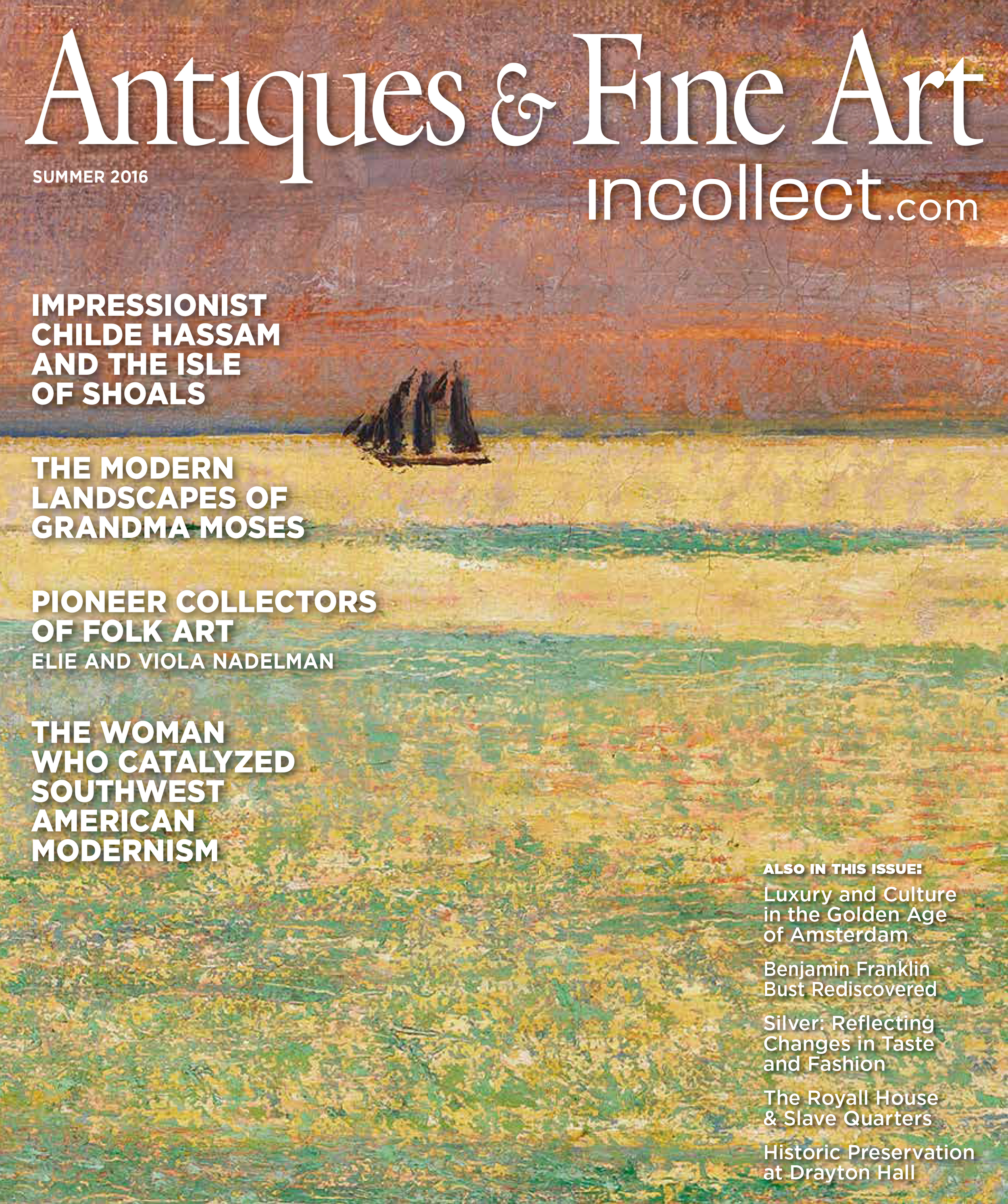 summer 2016 cover of Antiques and Fine Art