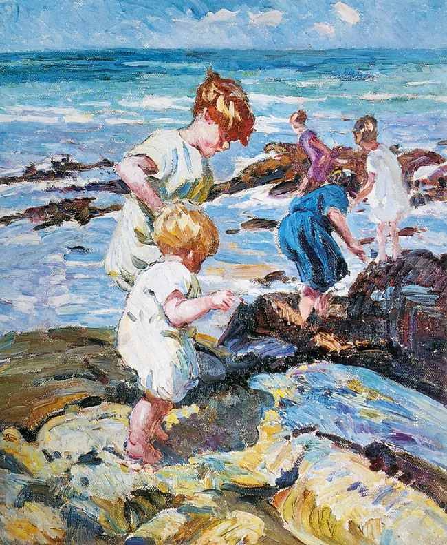DOROTHEA SHARP Young Explorers Oil on canvas 24 x 20 inches (61 x 50.8 cm) SOLD