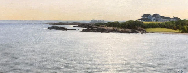 JOSEPH KEIFFER Newport, Rhode Island (2007) Oil on canvas 8 x 20 inches (20.3 x 50.8 cm) SOLD