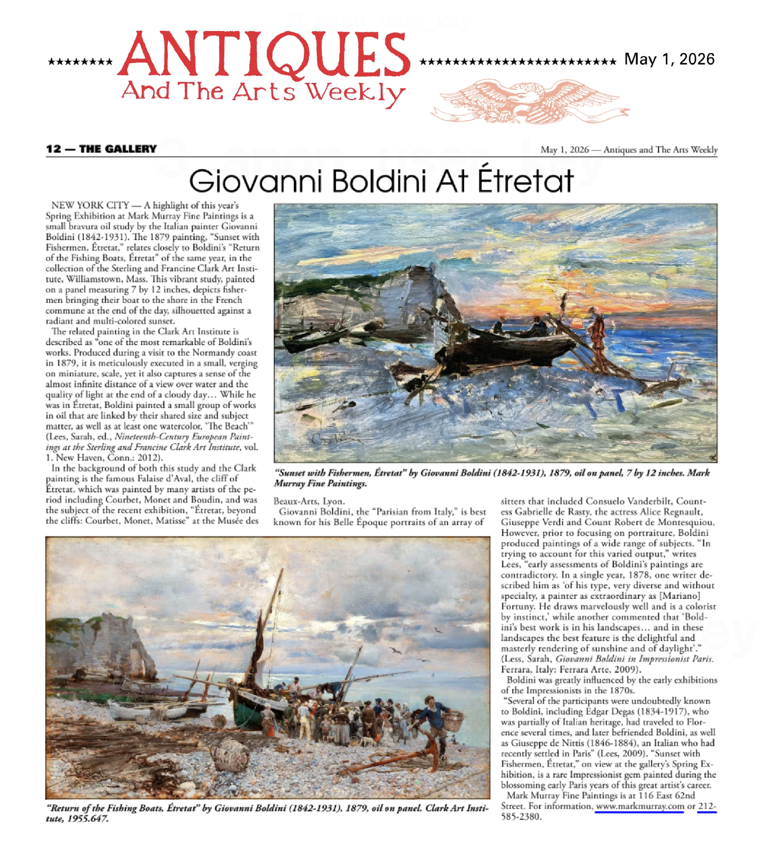 Boldini Article