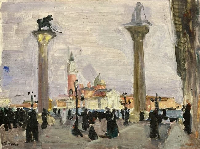 Lucien Simon | Piazzatta Venice