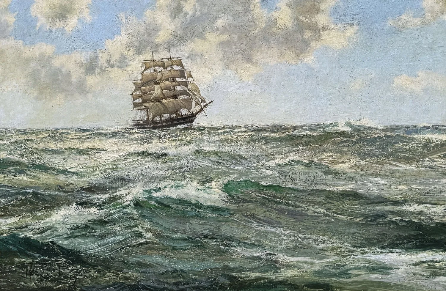 Montague Dawson | Mighty. Ocean